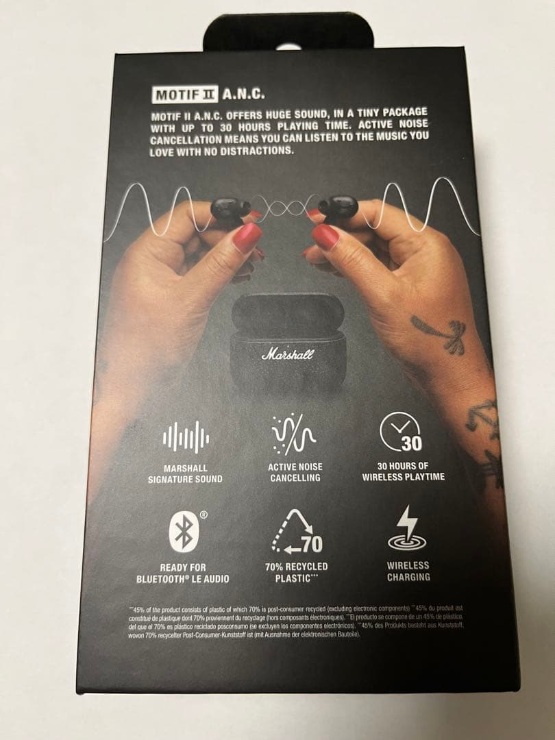 Marshall Wireless Earphones Motif Ii A.N.C.