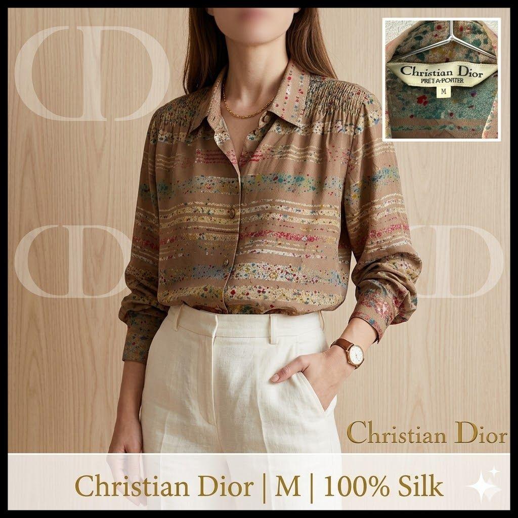 Christian Dior Long-Sleeve 100% M