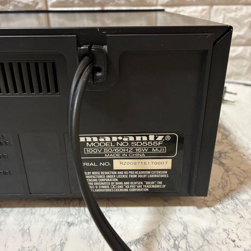 Marantz Cd, Md Cassette Decks Sd555F