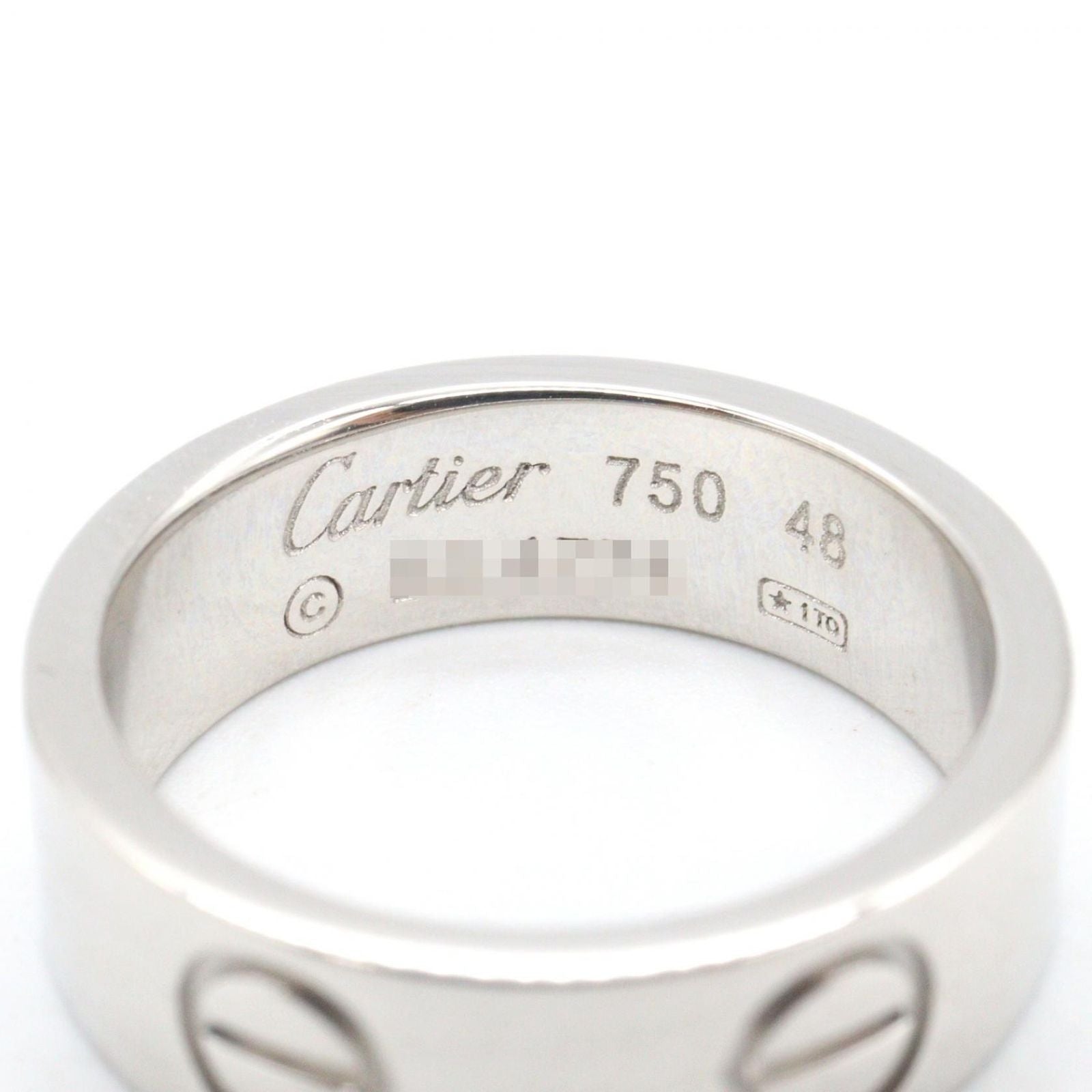 Cartier Ring K18Wg Used A