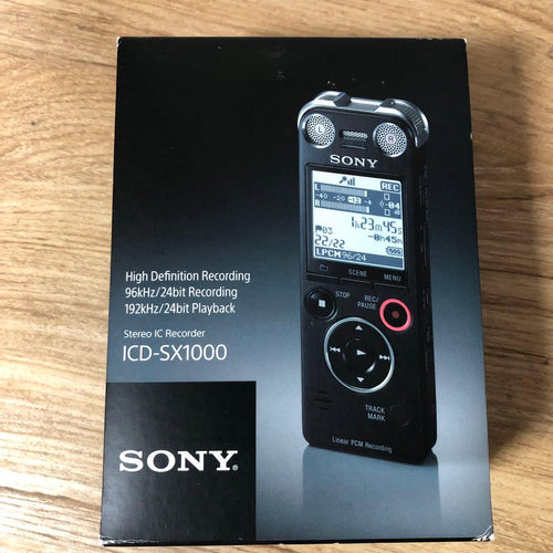 Sony Ic Recorder Voice Icd-Sx1000
