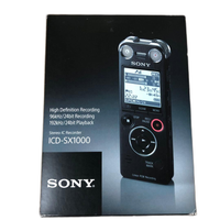 Sony Ic Recorder Voice Icd-Sx1000