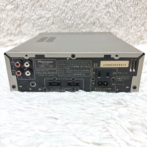 Pioneer Cd, Md Cassette Decks T-N901