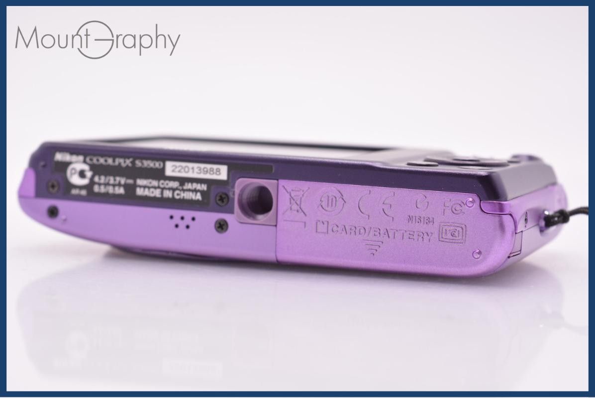 Compact Digital Camera Nikon Coolpix S3500 7X #Yk8503
