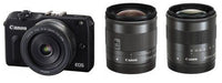 Digital Slr Canon Eos M2 Ef-M18-55Mm F3.5-5.6 Is Stm Ef-M22Mm F2 Ef-M11