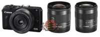 Digital Slr Canon Eos M2 Ef-M18-55Mm F3.5-5.6 Is Stm Ef-M22Mm F2 Ef-M11