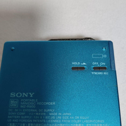 Sony Portable Md Player Mz-R900