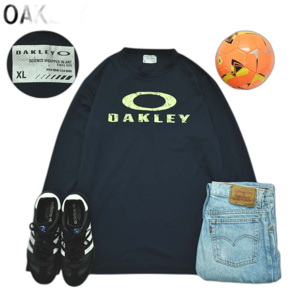 Oakley 7 Minutes, Long -Sleeved Cut -And -Sew T Xl X