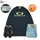 Oakley 7 Minutes, Long -Sleeved Cut -And -Sew T Xl X