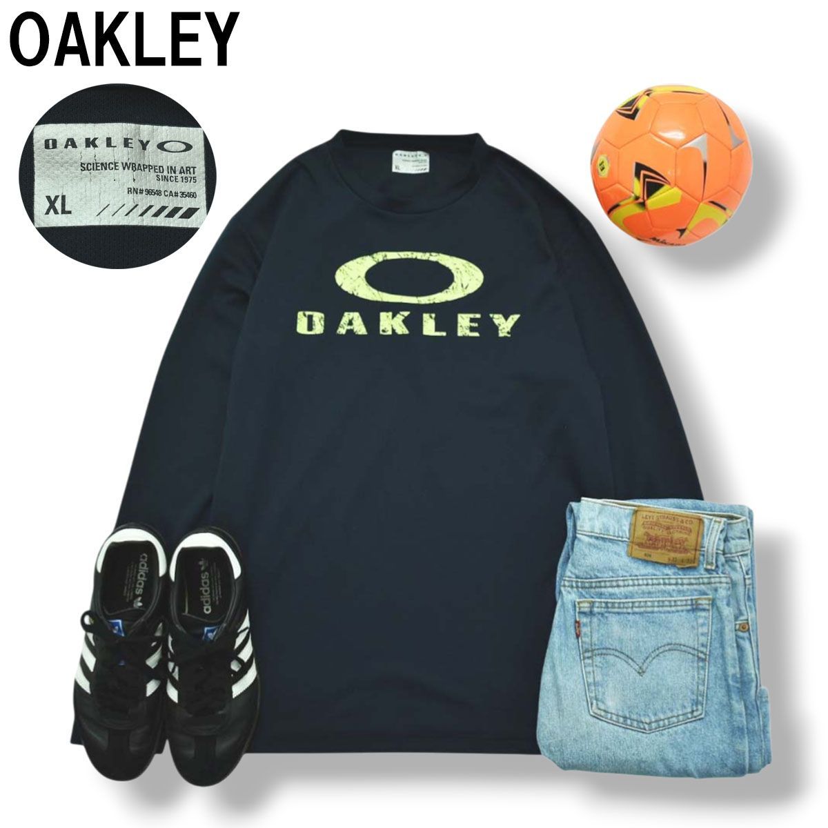 Oakley 7 Minutes, Long -Sleeved Cut -And -Sew T Xl X