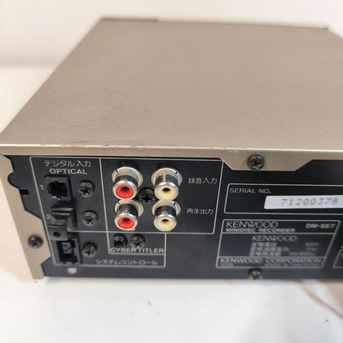 Cd, Md Cassette Decks Kenwood Dm-Se7