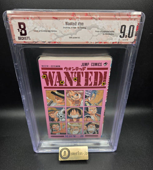 Boy'S Manga Bgs 9.0 One Piece 1St Printing Beckett Graded Book 1998 Eiichiro