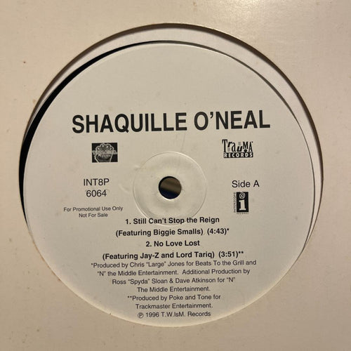 Overseas Music Shaquille O'Neal You Can'T Stop The Reig