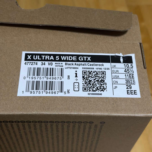 Salomon Sneakers X Ultra 5 Wide Gore-Tex Black