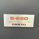 Onkyo Other S-660 3Way