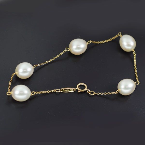 Tiffany Bracelet K18Yg 8.3-8.4Mm