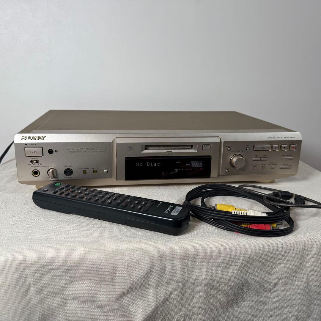 Sony Cd Md Cassette Deck Mds-Je640