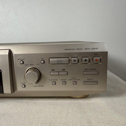 Sony Cd Md Cassette Deck Mds-Je640