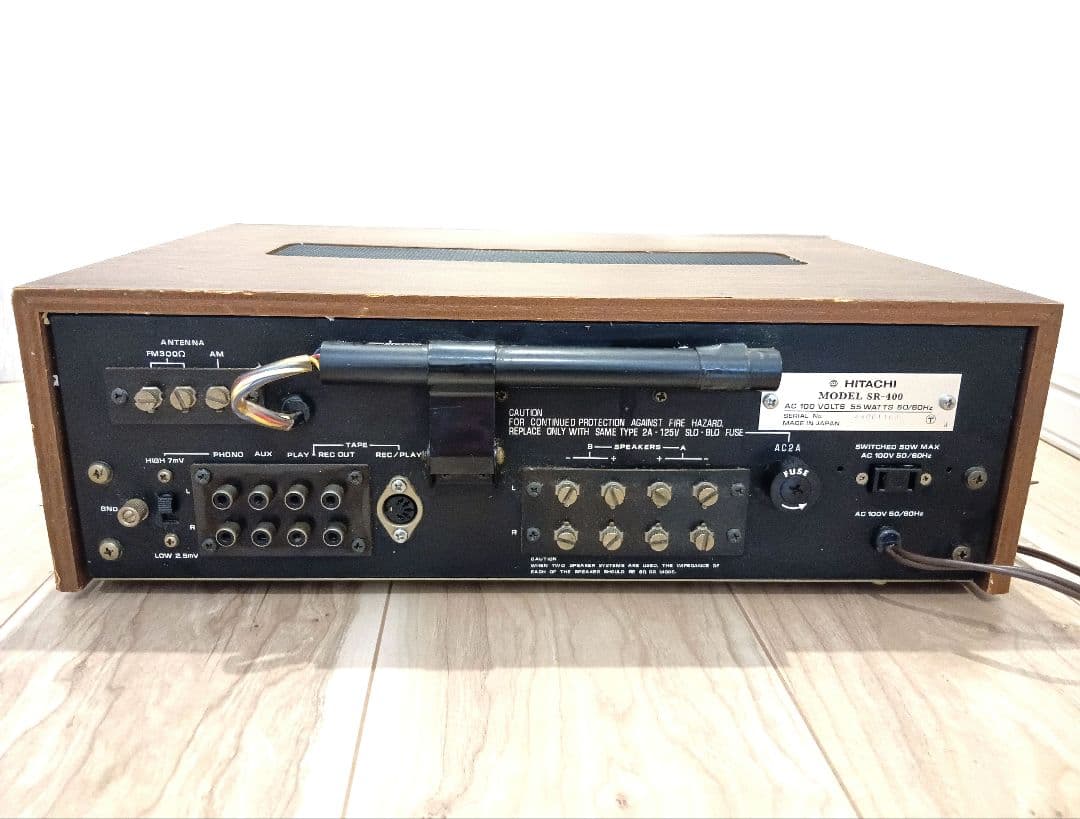 Hitachi Av Amplifiers Lo-D Sr-400 Ok Ng