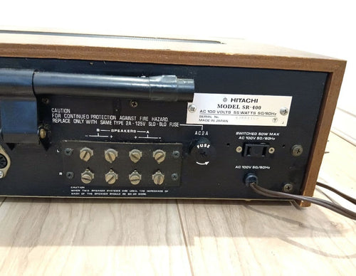 Hitachi Av Amplifiers Lo-D Sr-400 Ok Ng