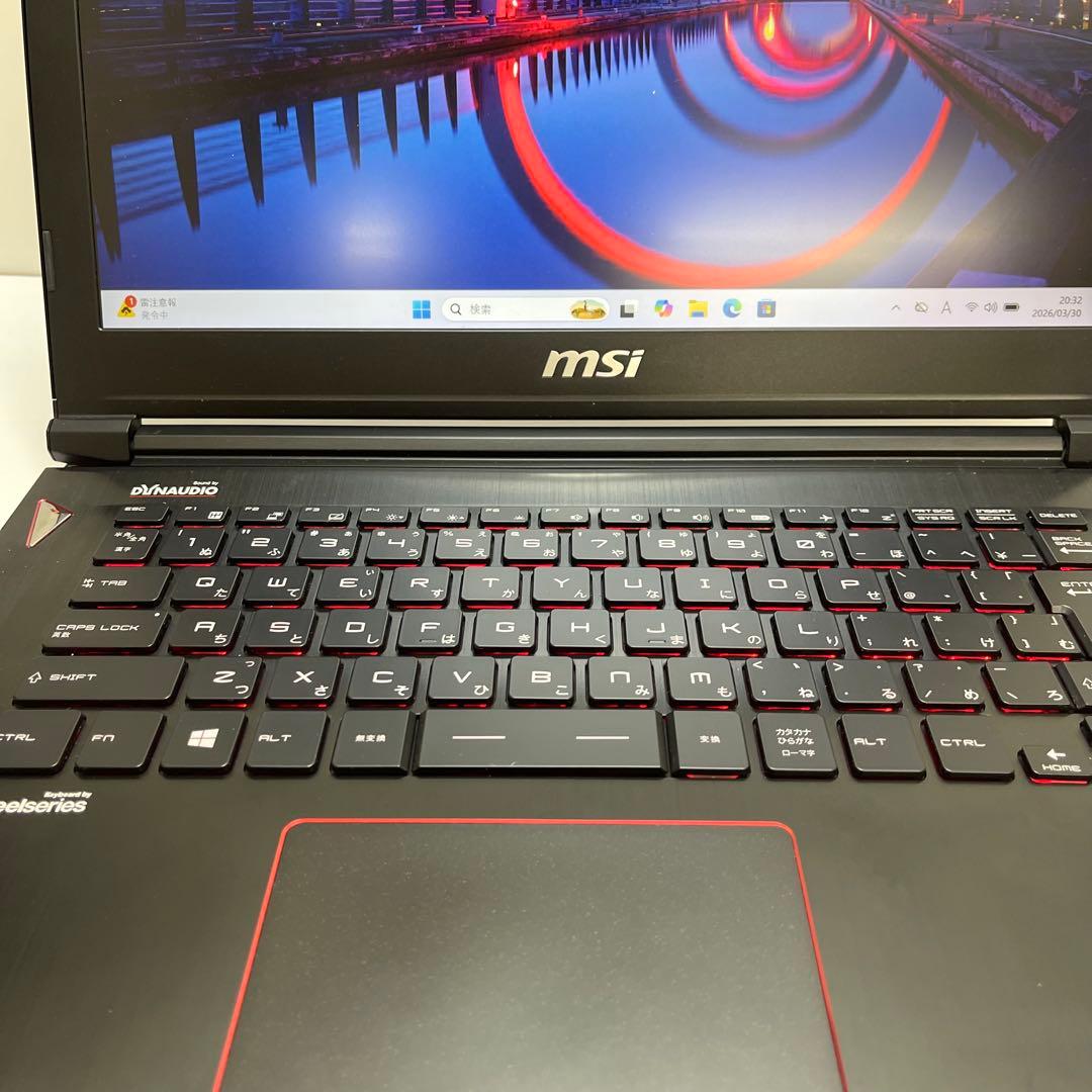 Windows Notebook Body Msi Gs40 6Qe Phantom I7-6700Hq 16Gb 512G
