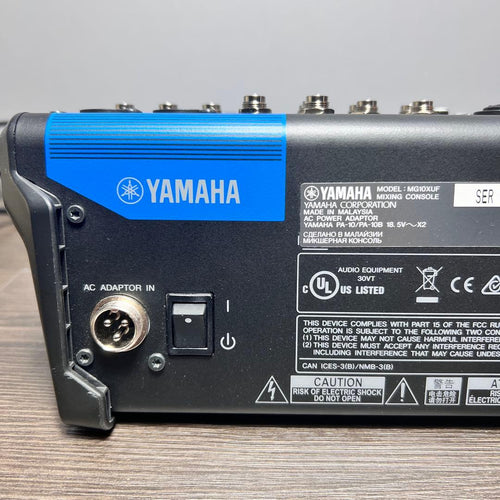 Yamaha Analog Mixers Mg10Xuf