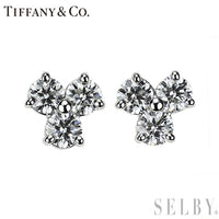 Tiffany Earrings (For Both Ears) Pt950