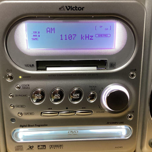 Victor Mini Component Systems Dvd Md Ca-Uxqd70-S