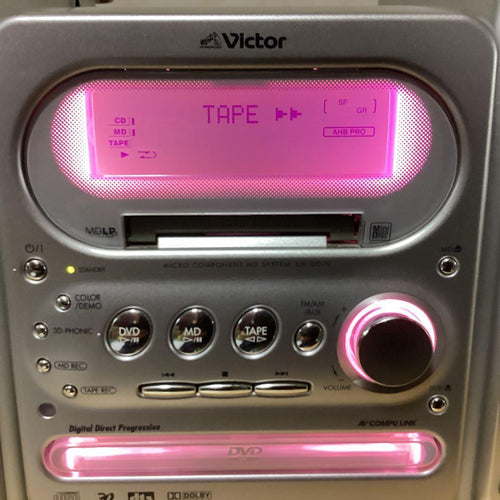 Victor Mini Component Systems Dvd Md Ca-Uxqd70-S