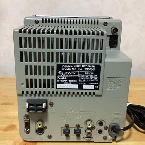 Victor Mini Component Systems Dvd Md Ca-Uxqd70-S