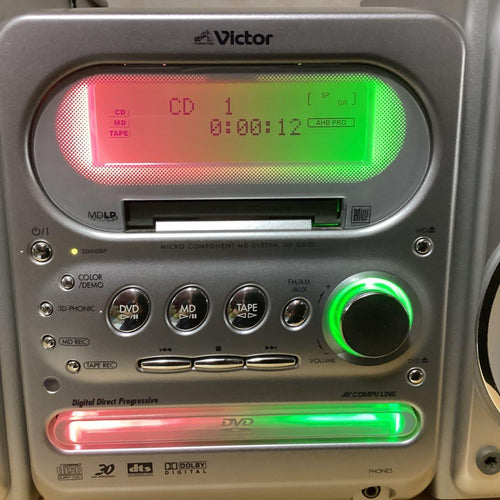 Victor Mini Component Systems Dvd Md Ca-Uxqd70-S