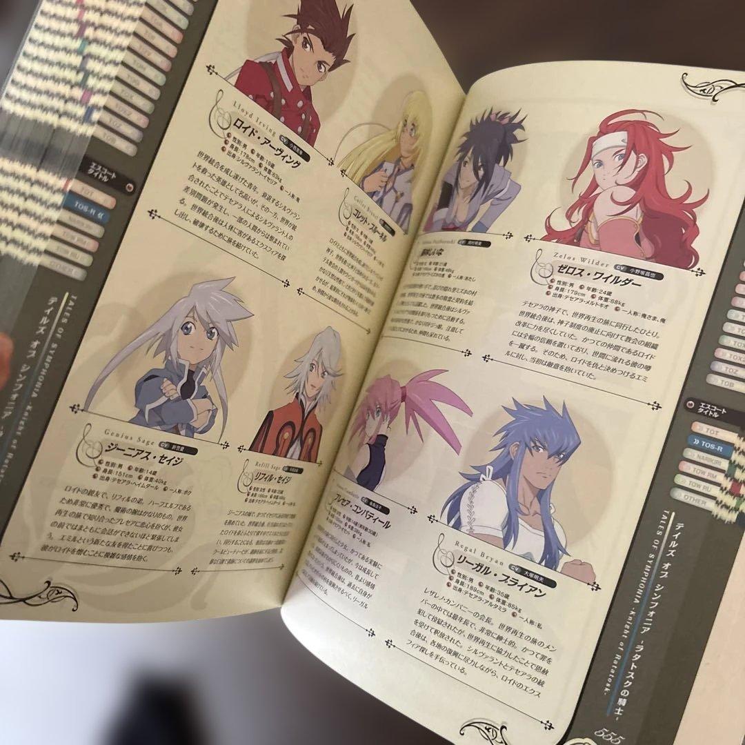 Game Capture Book Tales Of Series 20Th Anniversary Artbook