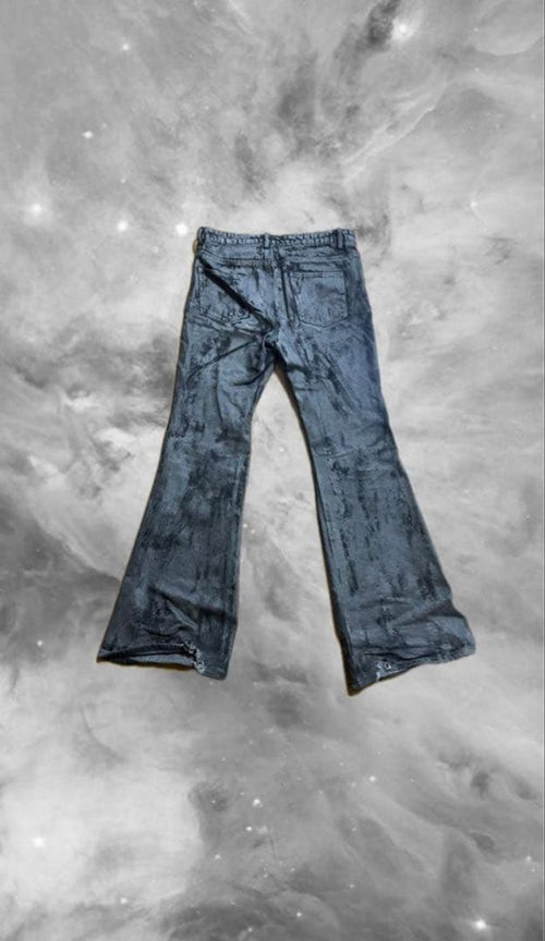 Rick Owens Bootcut Jeans Flare Bolan Waxed Boots Cut