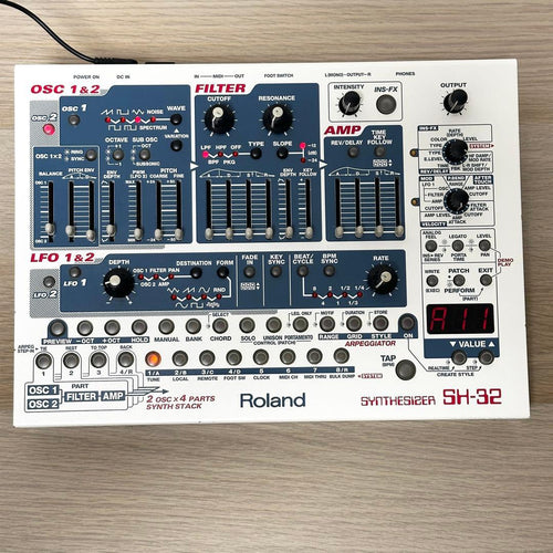 Roland Analog Synthesizers Sh-32
