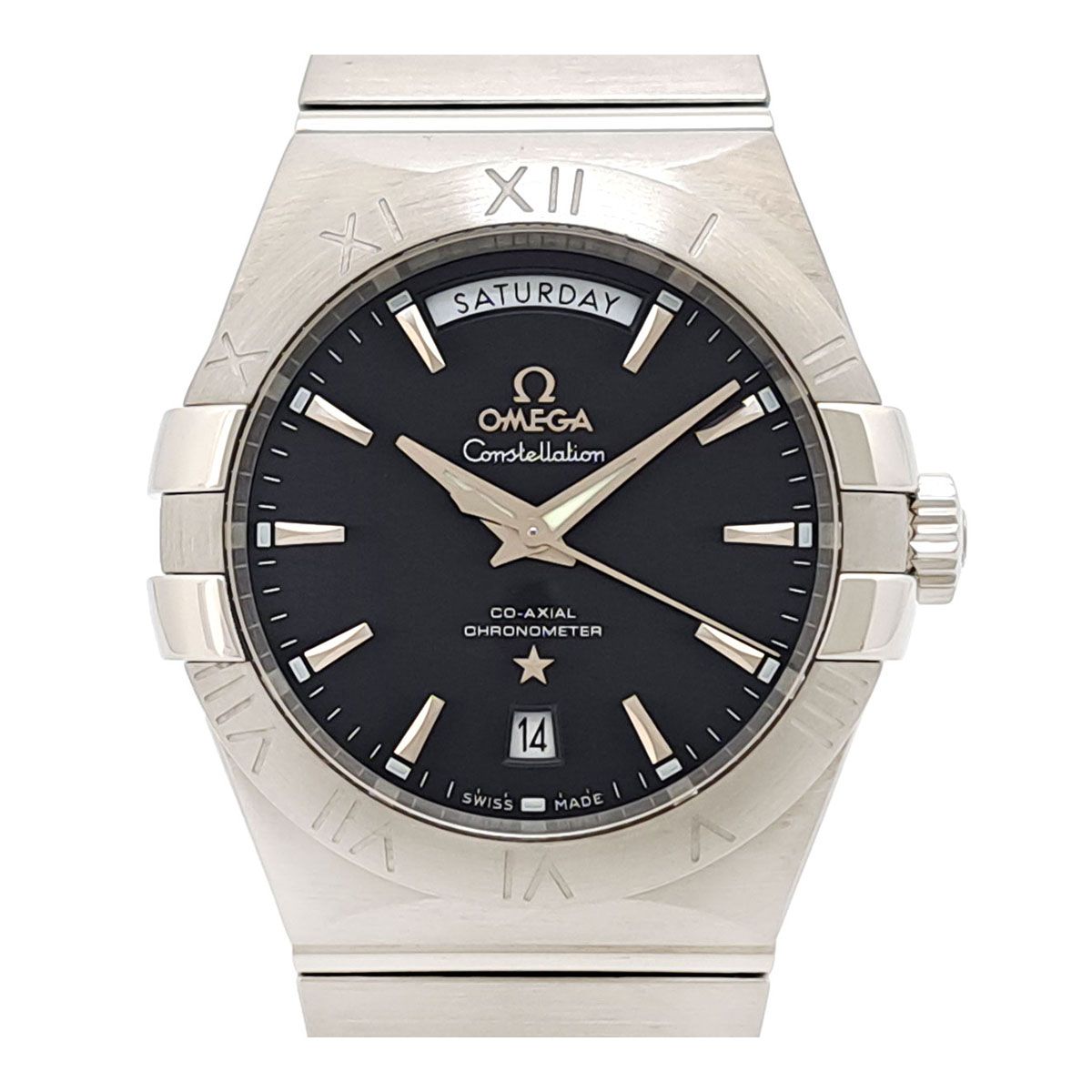 Omega Automatic Winding Clock 123.10.38.22.01.001