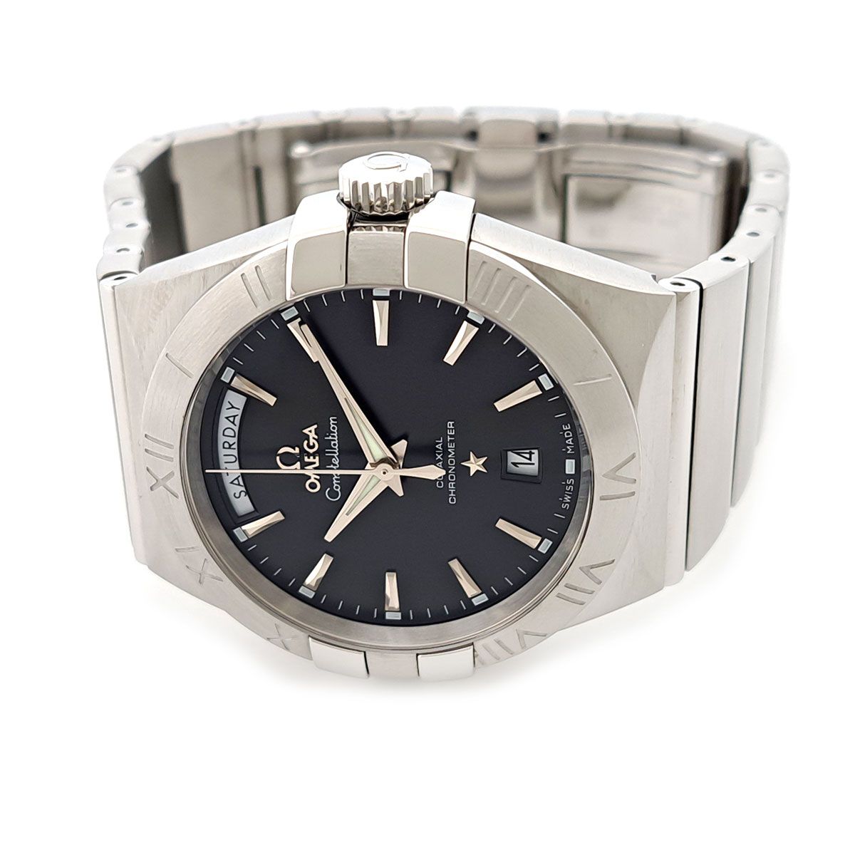 Omega Automatic Winding Clock 123.10.38.22.01.001