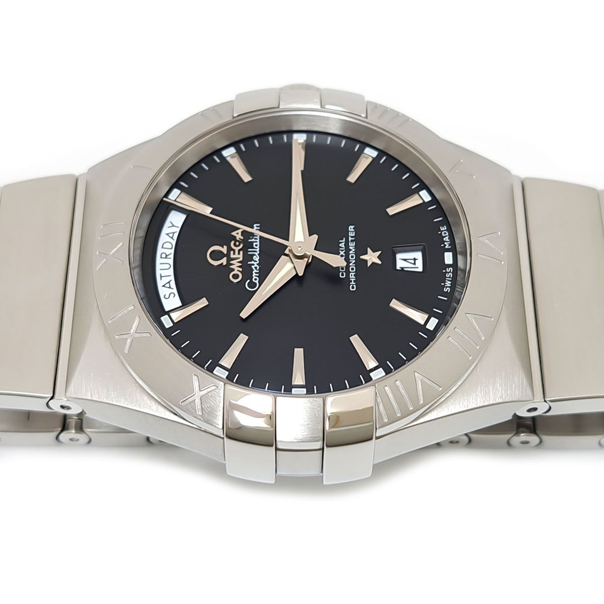 Omega Automatic Winding Clock 123.10.38.22.01.001