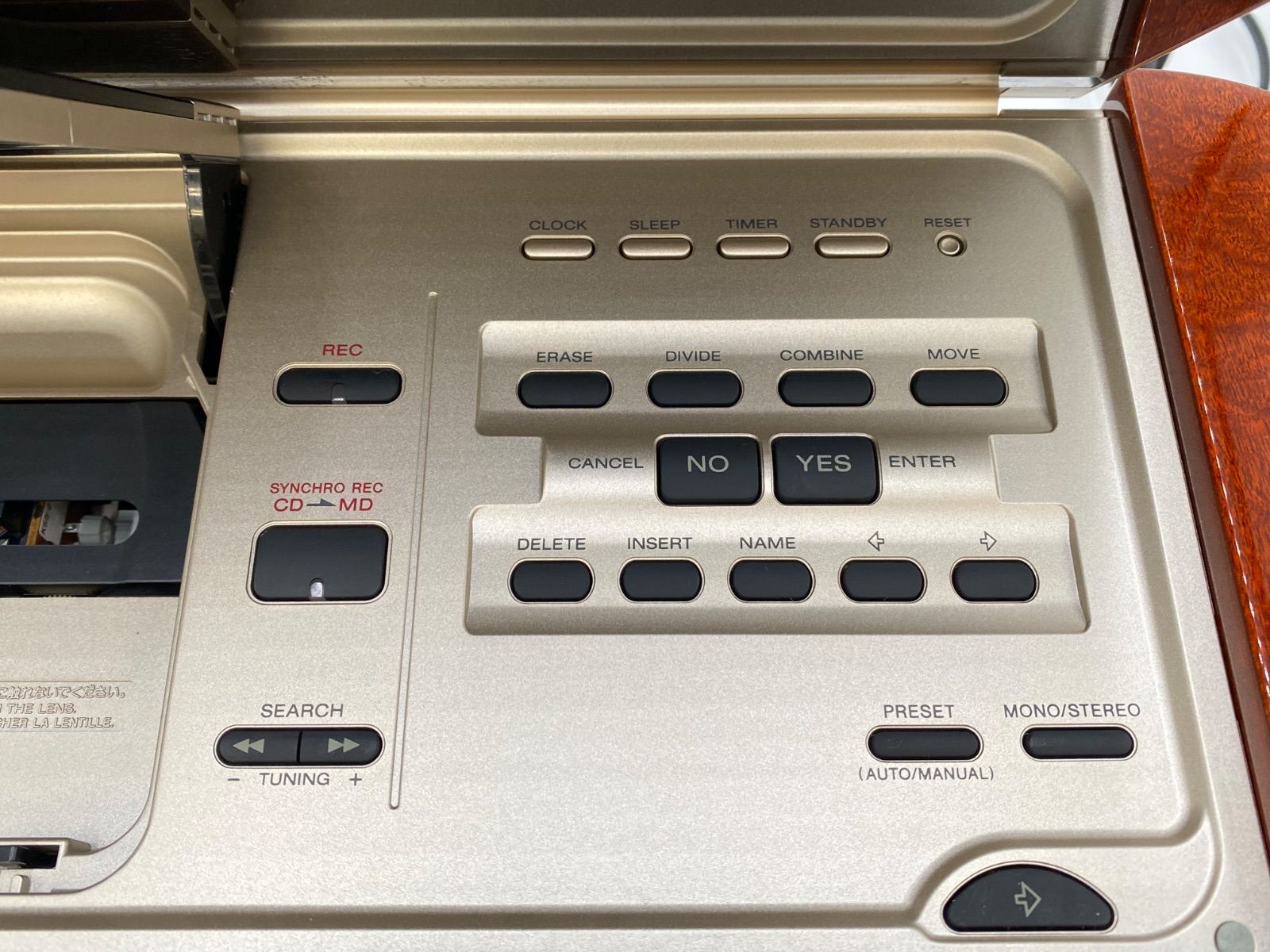 Sony Cd Md Cassette Deck Celebrityii Md-Cd Md-7000 2001