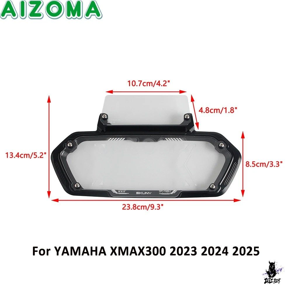 Meter Yamaha Xmax300 2023-2025 Cnc Tpu