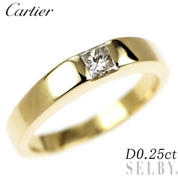 Cartier Ring K18Yg 0.25Ct 51