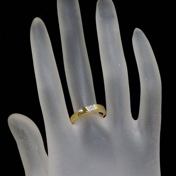 Cartier Ring K18Yg 0.25Ct 51