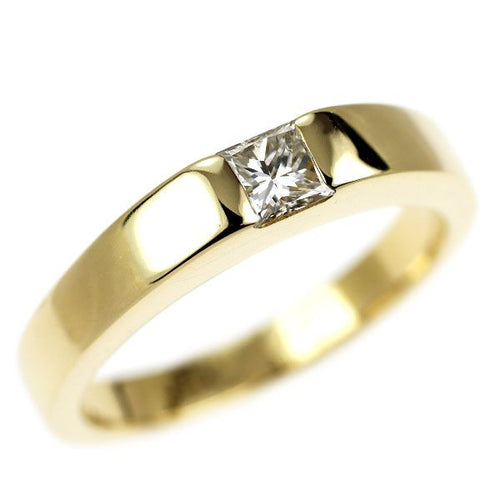 Cartier Ring K18Yg 0.25Ct 51