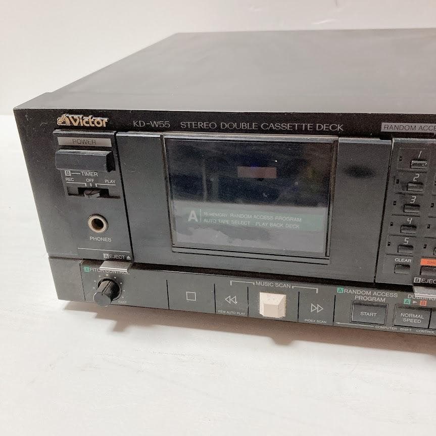 Cd, Md Cassette Decks Victor Kd-W55 W