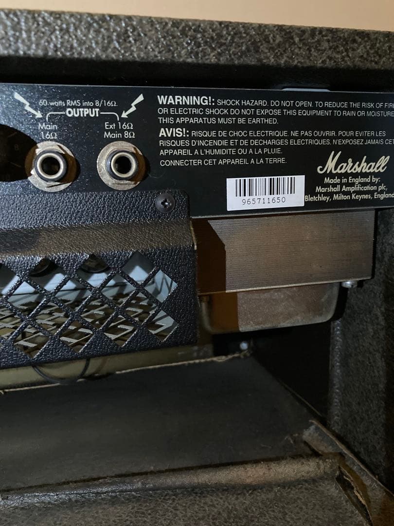 Marshall Guitar Amplifier Jtm60