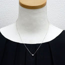 Cartier Necklace K18Wg 0.18Ct E Vvs2 3Ex C
