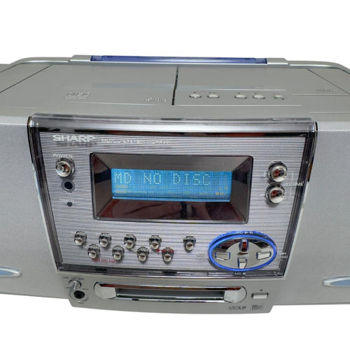 Portable Cd Player Sharp Md-F350 Md