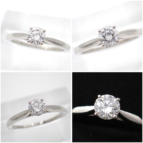 Cartier Ring 0.30Ct 1895 G Vvs1 Pt950 6 4666