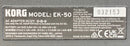 Korg Keyboards Digital Pianos Used Ek-50