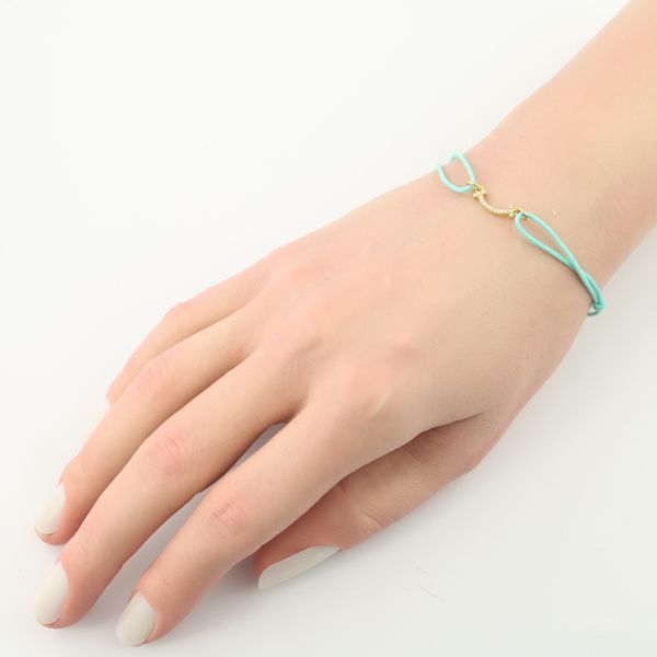 Tiffany Bracelet T K18Yg/ #191491