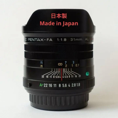 Pentax Lens (Single Focus) Fa31Mm F1.8